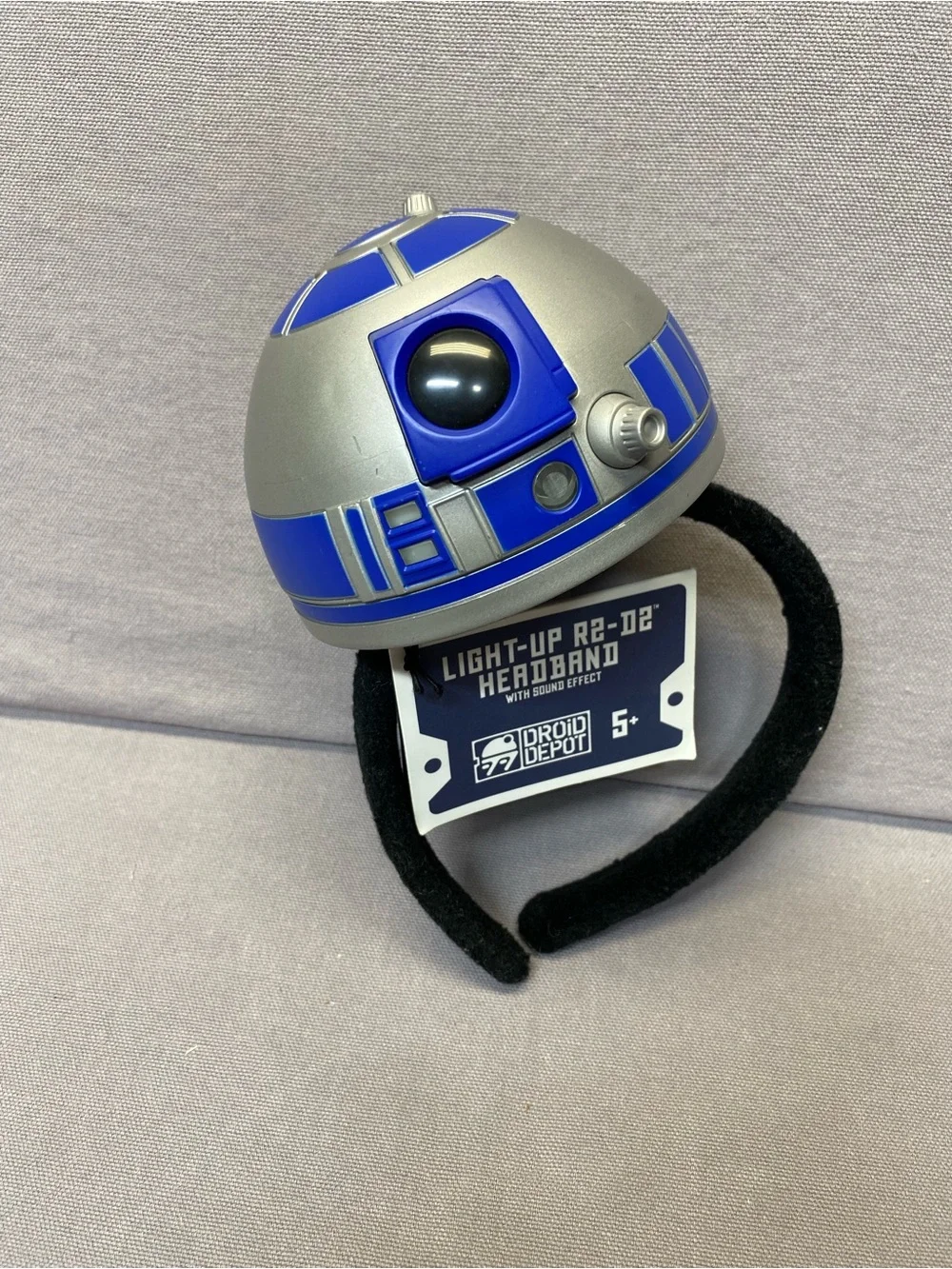 Light-Up R2-D2 Headband - Silver & Blue